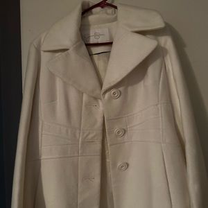 Jessica Simpson White womens coat